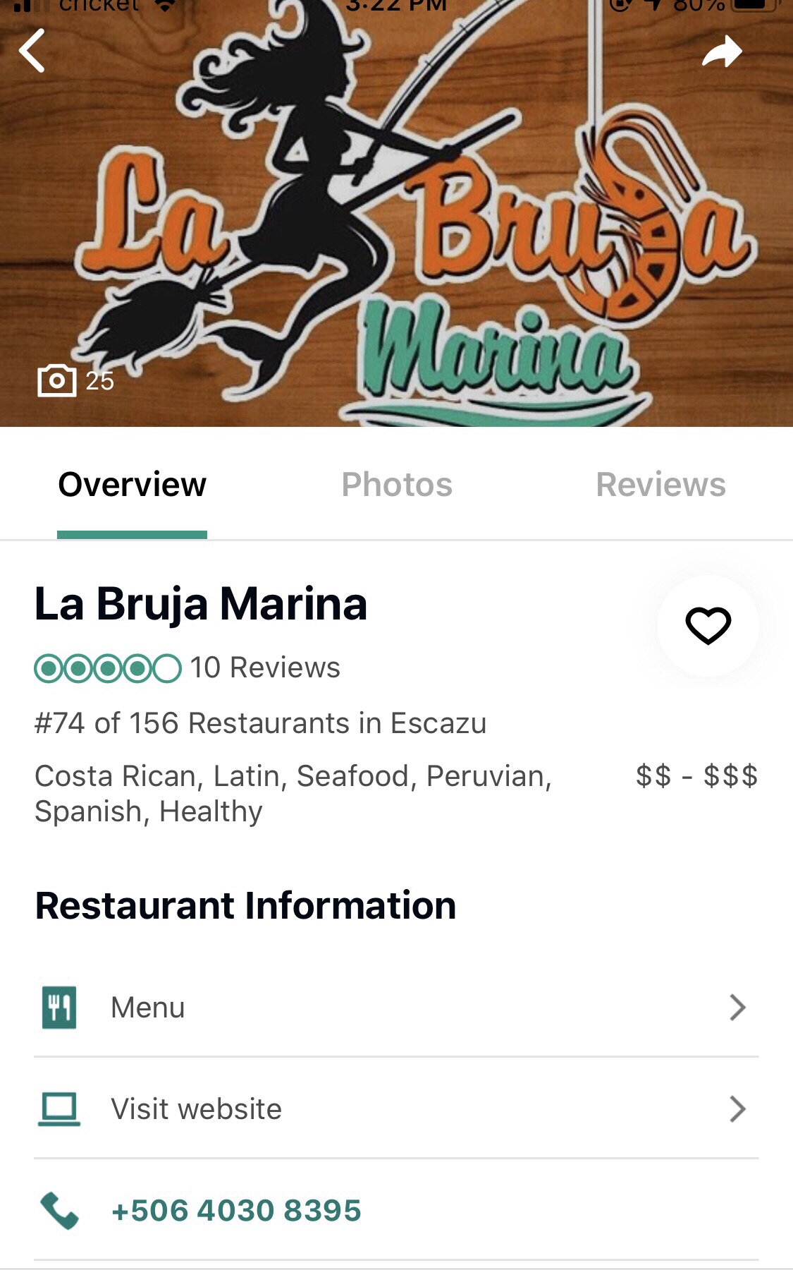 哥斯达黎加美食-La Bruja Marina