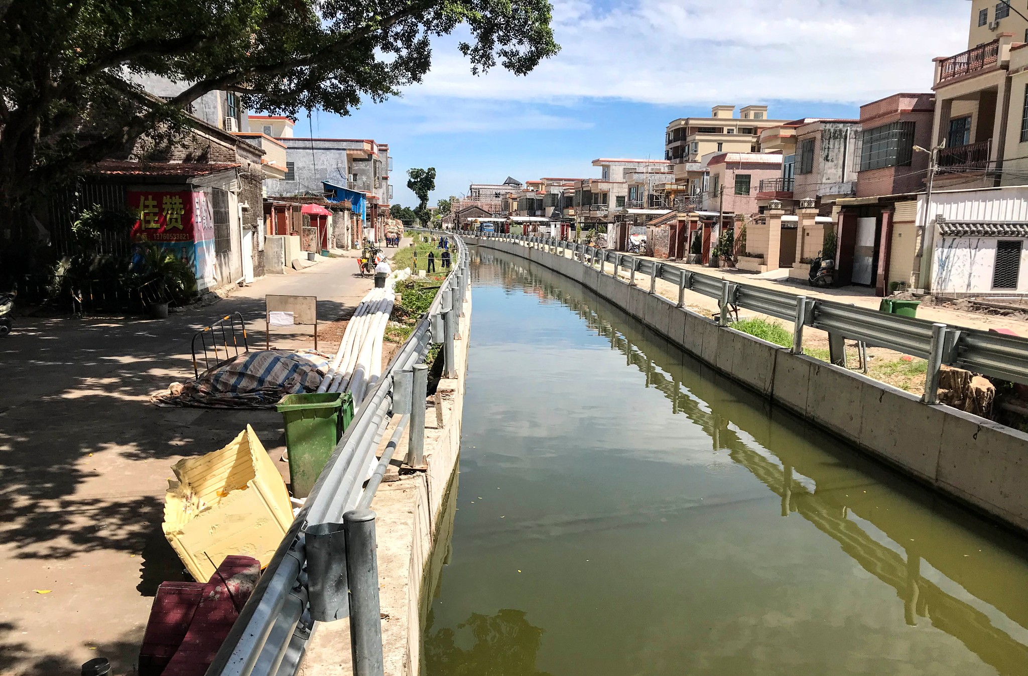 东风村大鳌镇的一个水乡