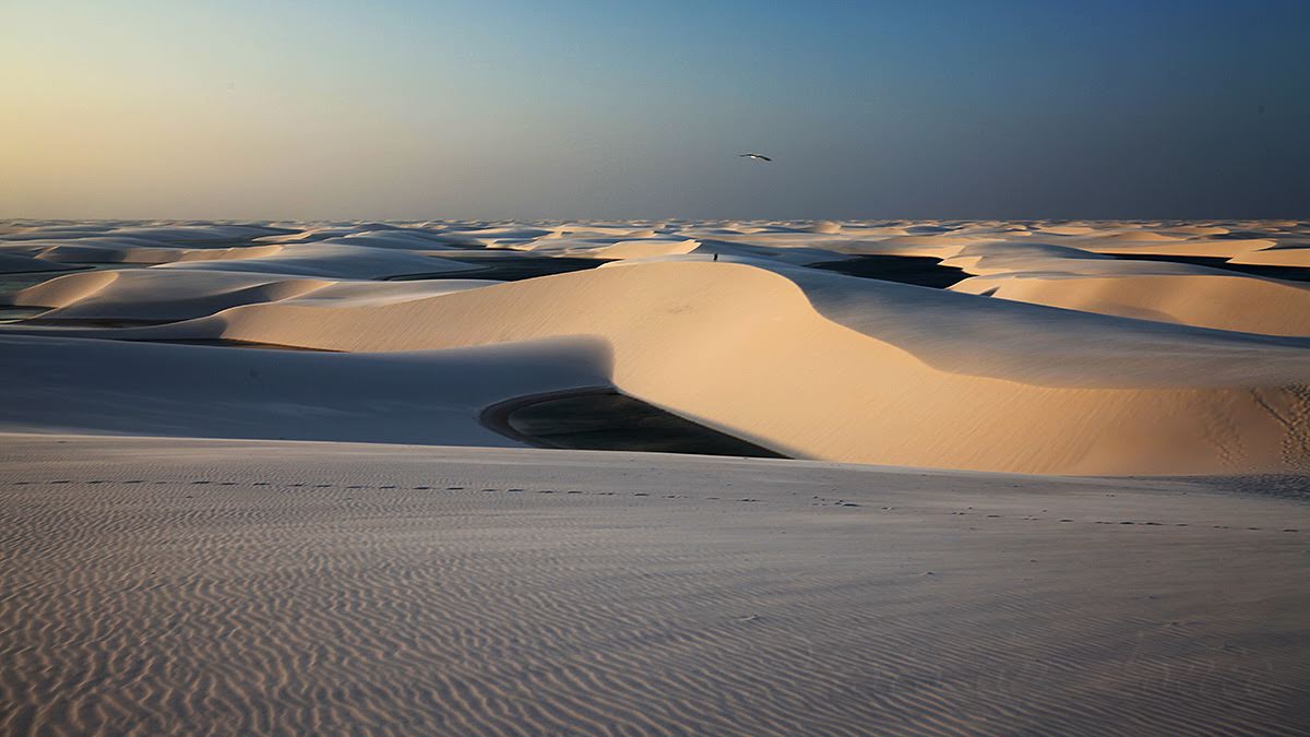巴西千湖沙漠 —— 大自然的神来之笔_游记