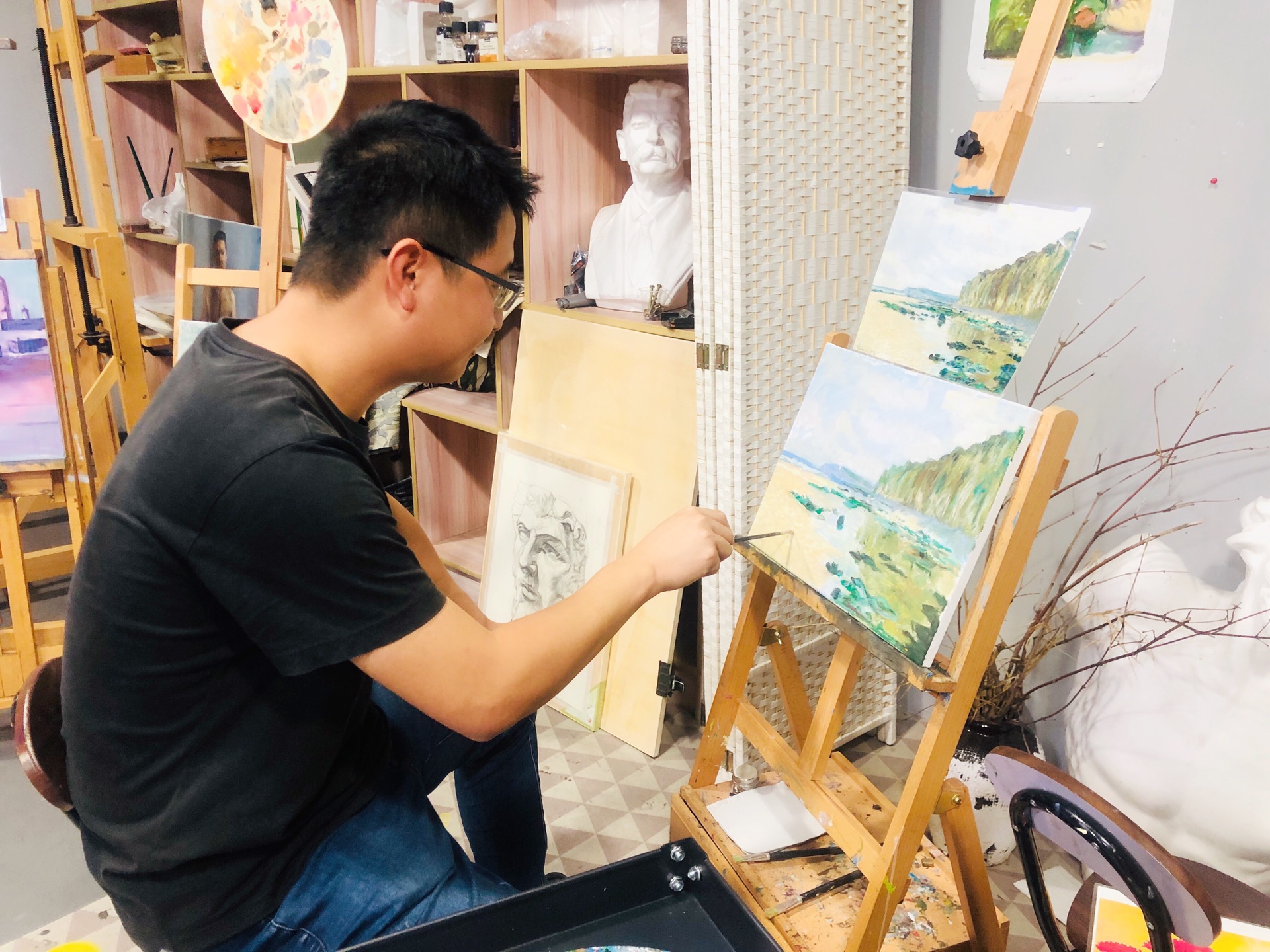 【生活分享】——油画初体验『子木画室』