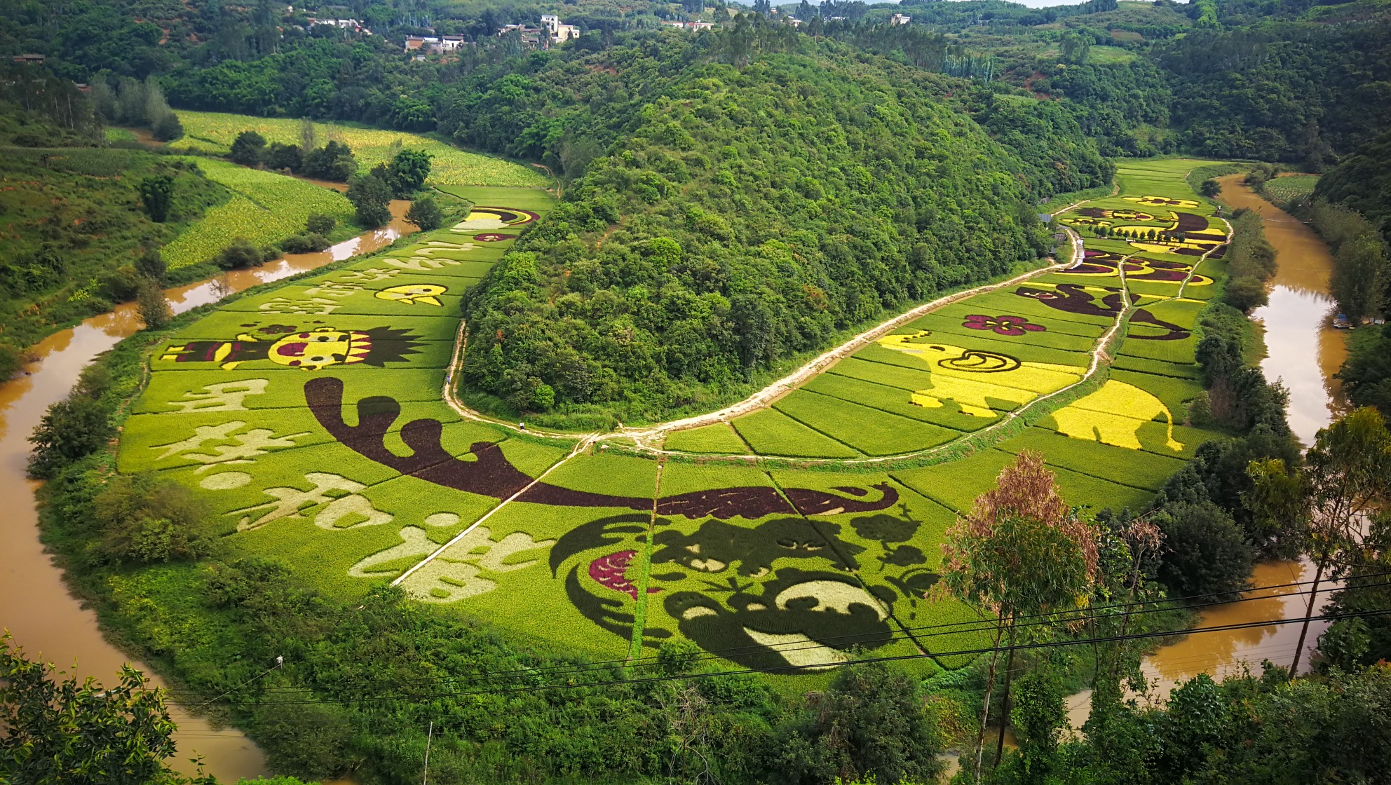 多彩的云南乡村——宜良马蹄湾村(云南自由行当地小众游)