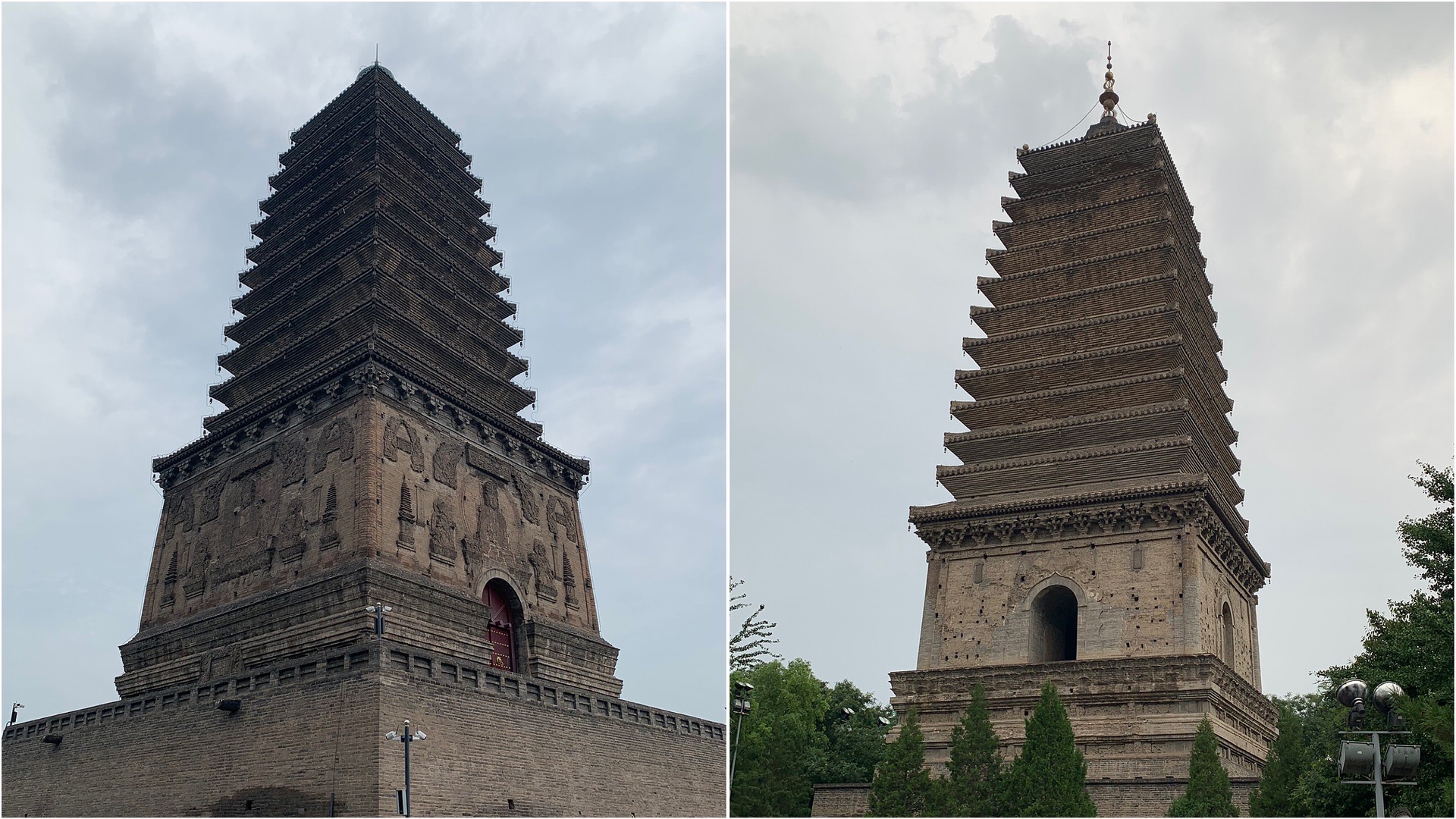 雨中观看朝阳南塔北塔,博物馆里欣赏三大国宝,学习红山文化,开眼,长