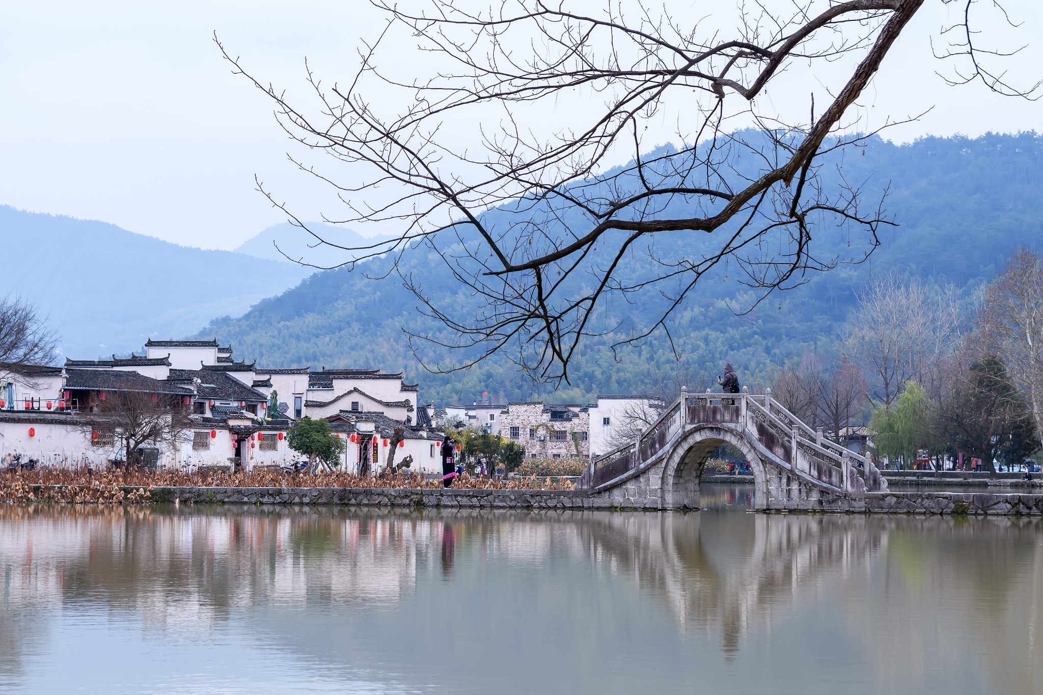 黄山脚下千年古村西溪南,风景媲美宏村还免费