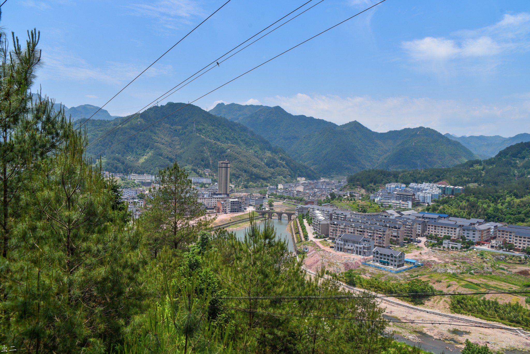 俯瞰泰顺司前镇