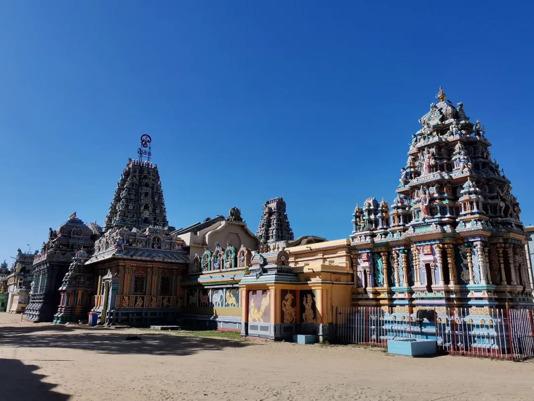 偶遇泰米尔婚礼斯里兰卡亭可马里印度庙