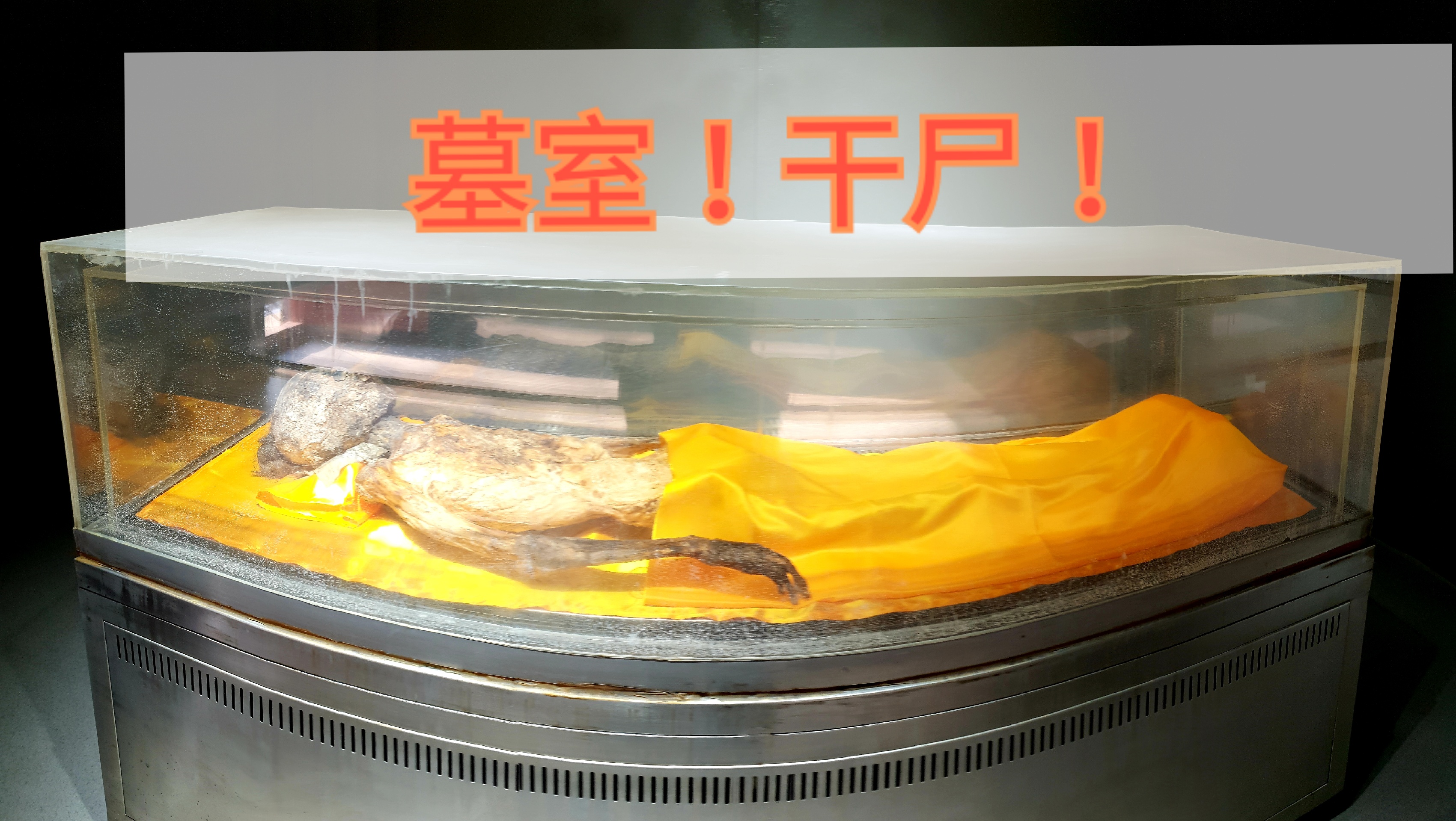 看干尸!探墓室! 参观田义墓.