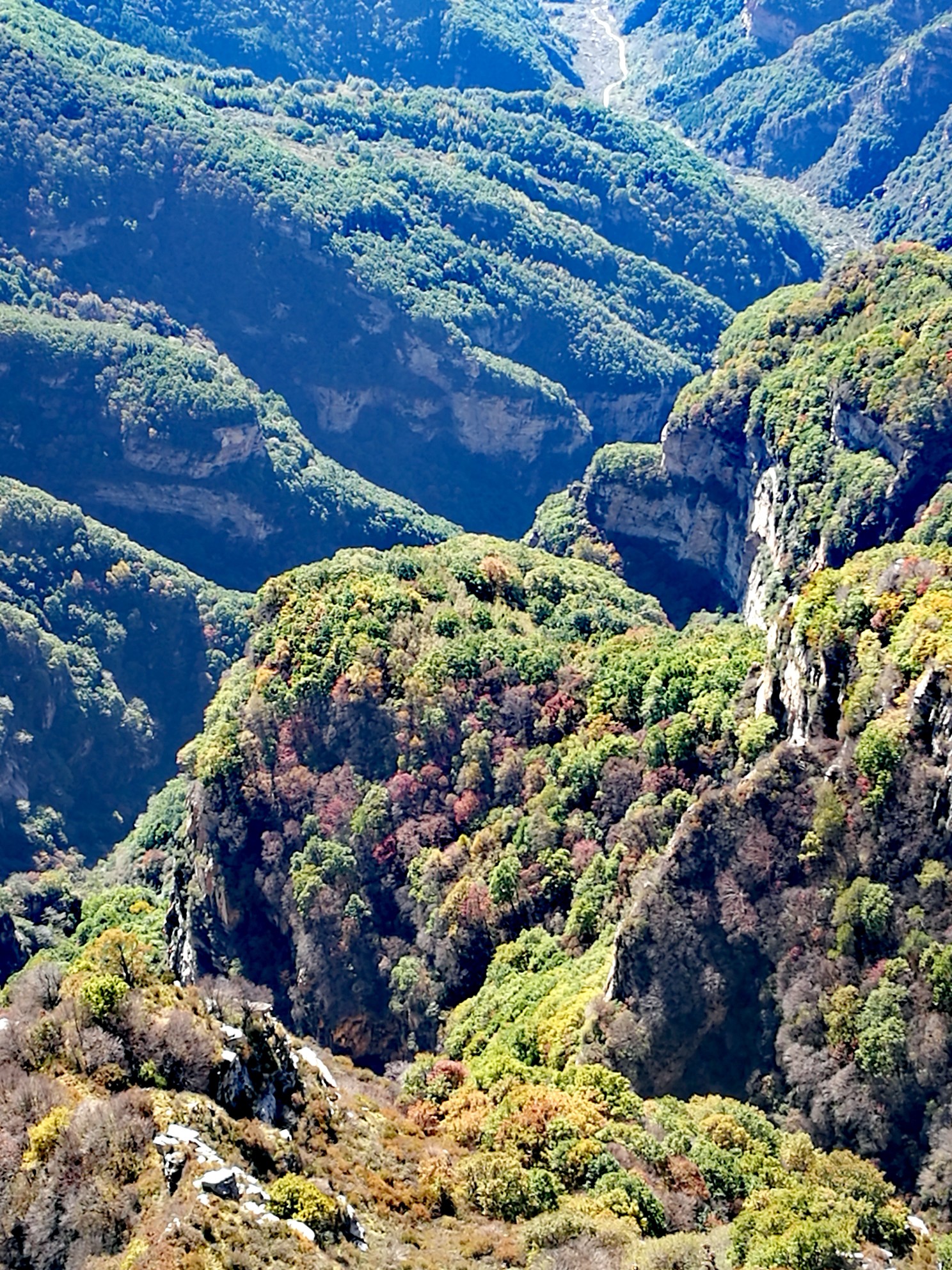 行走阜平歪头山
