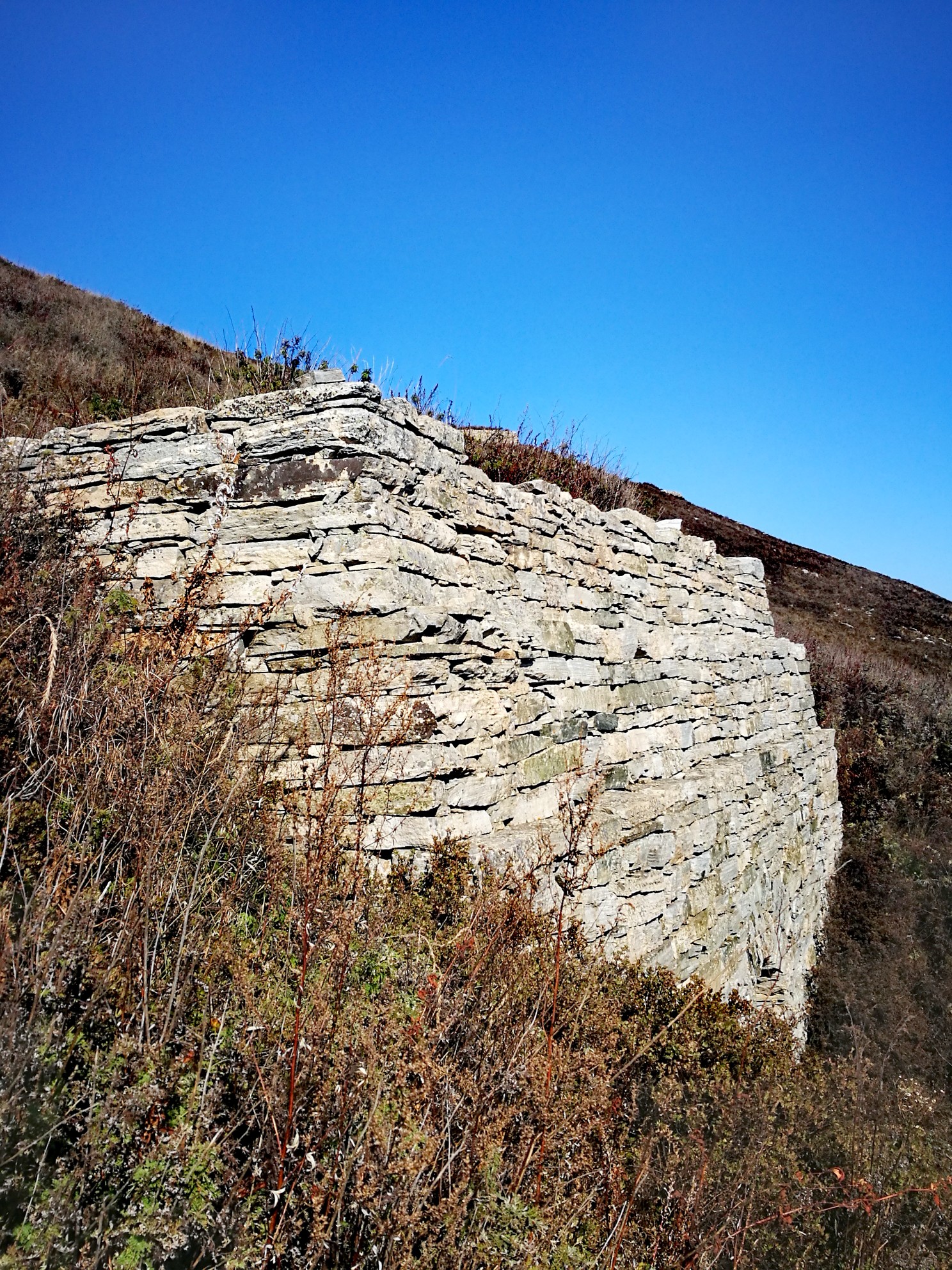 行走阜平歪头山