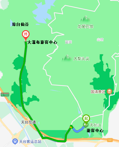 浙江天台山大瀑布怎么乘车 