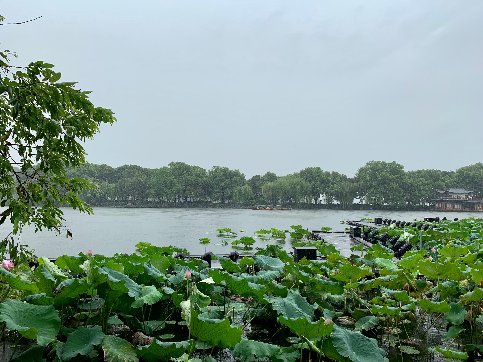 山杭州西湖風景名勝區-平湖秋月99西湖十景:平湖秋月白堤白堤99