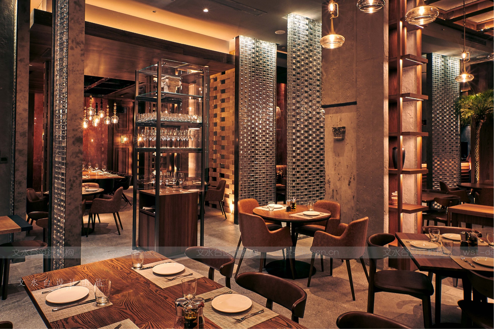 oggi西餐厅广粤新天地店重新设计装修广州文水台室内设计出品
