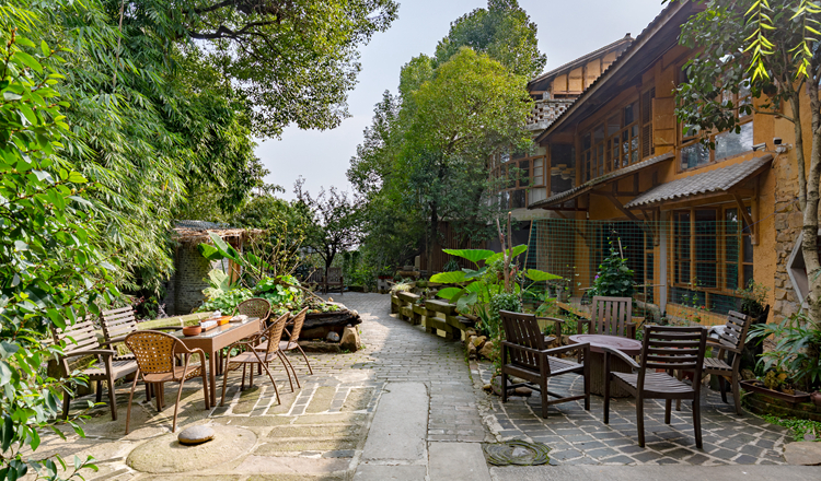 重庆南山橍铭龢茶房民宿1晚套餐2张南山植物园门票温室票双人早餐水果