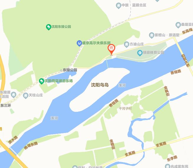 沈阳鸟岛乘车路线图片