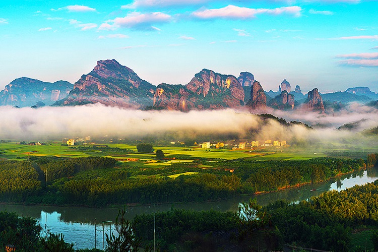 广东韶关丹霞山门票丹霞地貌命名地