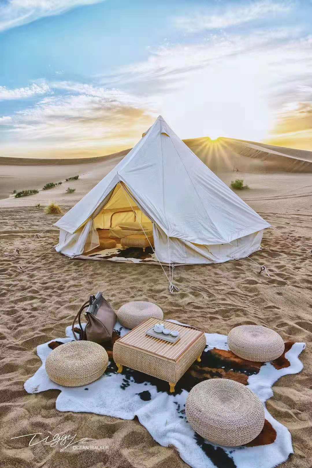 Gansu Dunhuang Desert Camping 