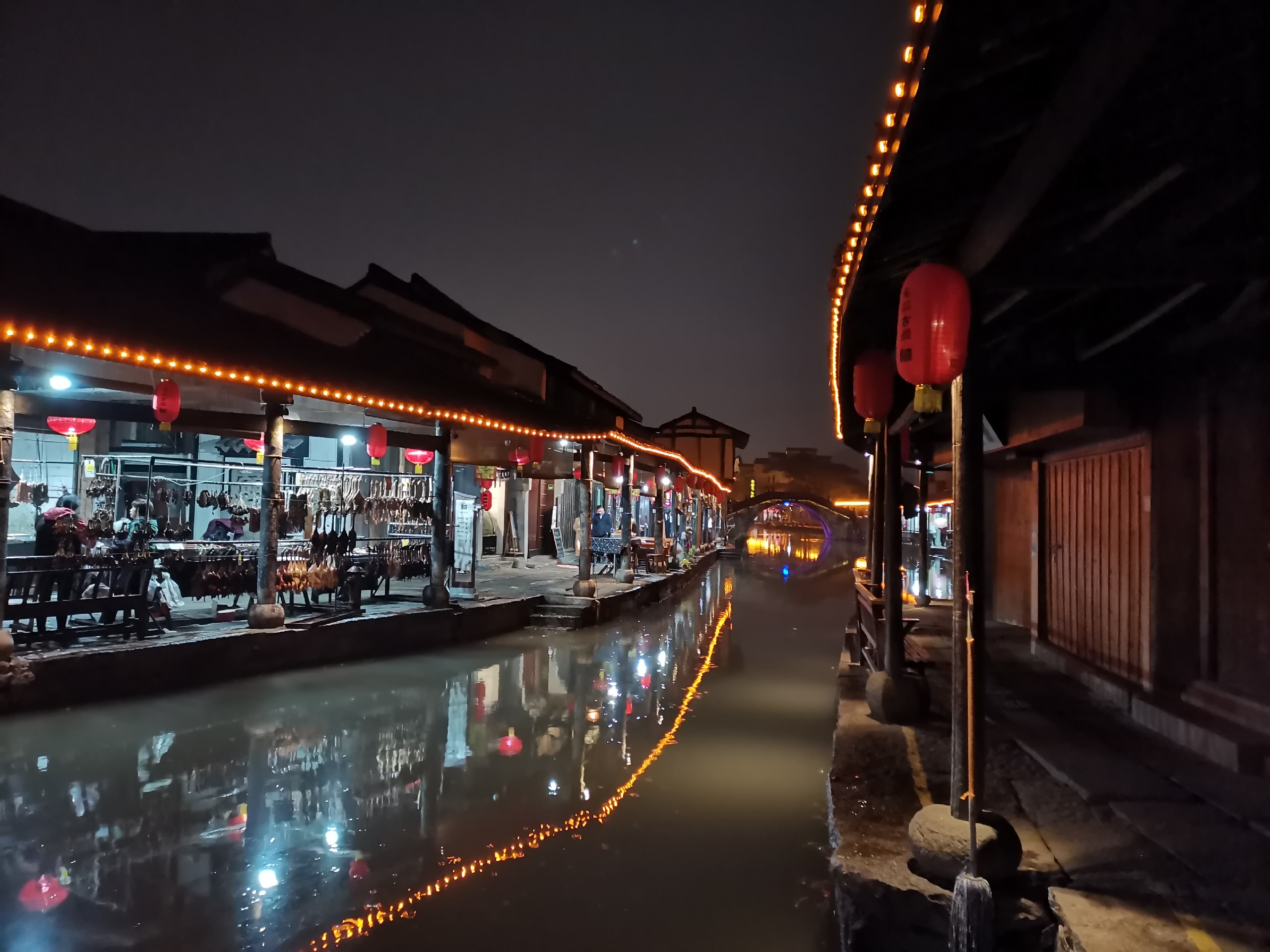 夜游安昌古镇图片