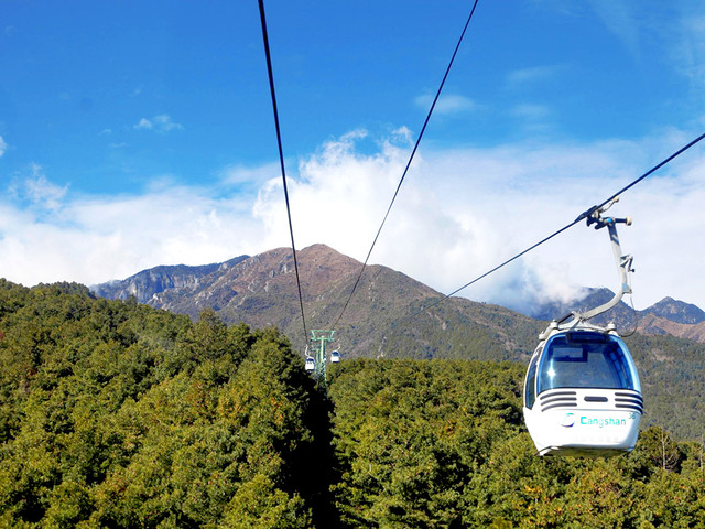 大理蒼山環洱海全景一日遊 (蒼山感通索道 洱海大遊船 南詔風情島