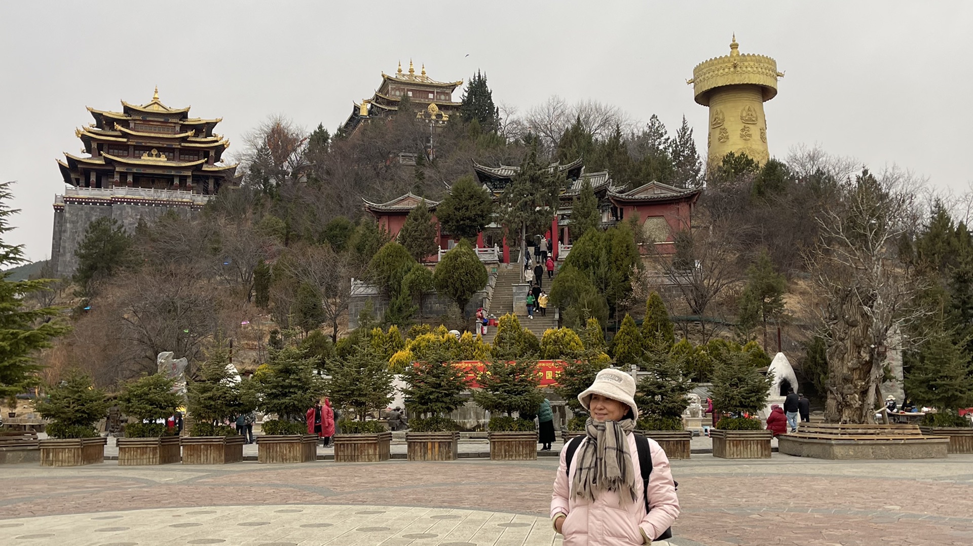 香格里拉市獨克宗古城-龜山公園