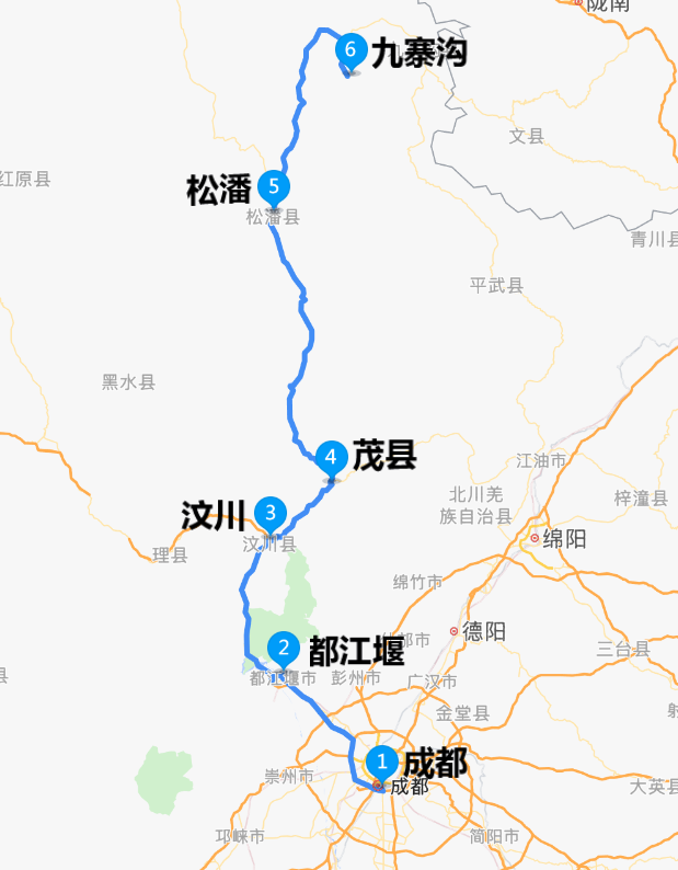 汶九高速路线图图片