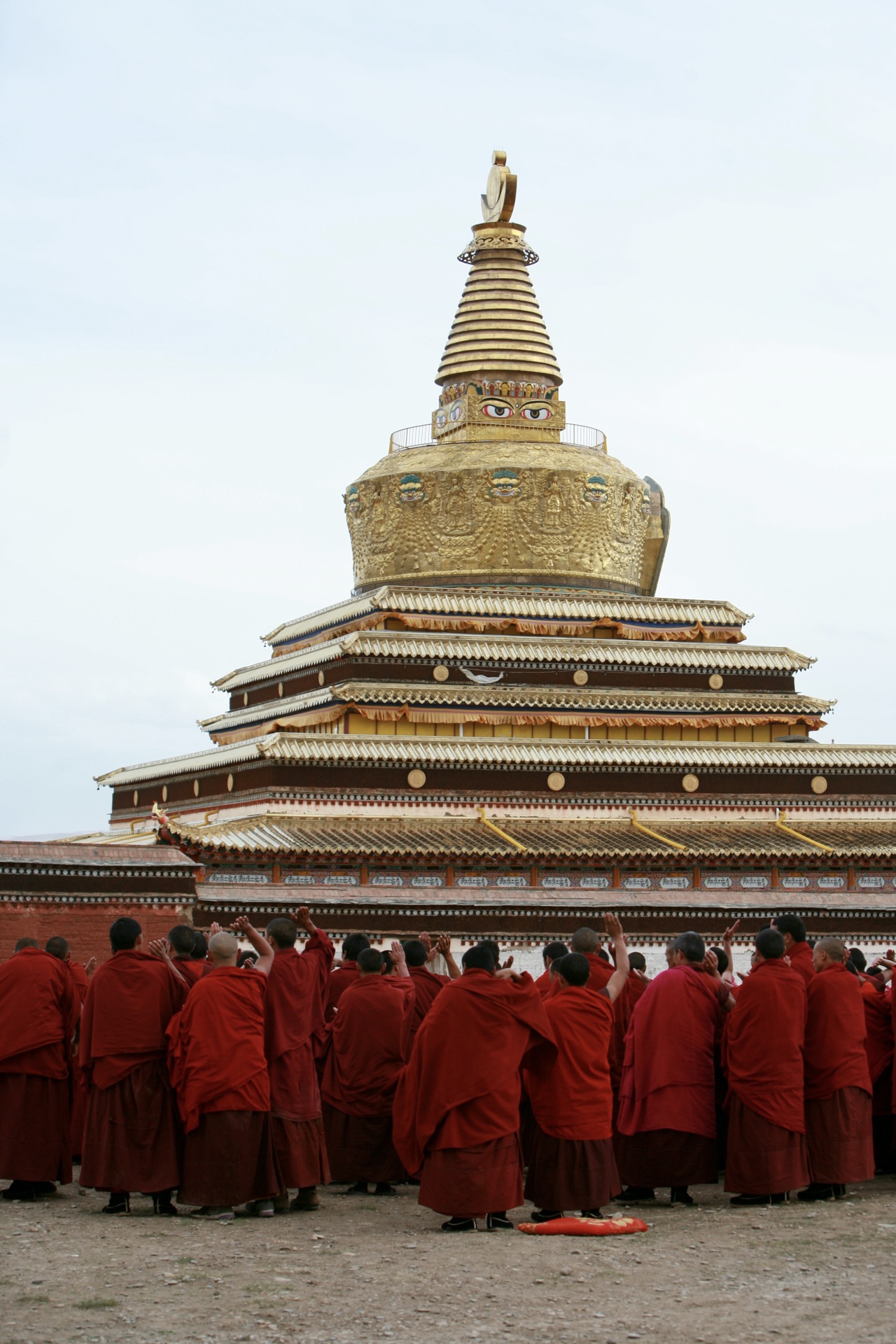 四川阿坝各莫寺05法喜苑开光大典05