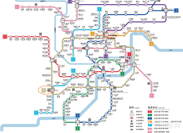 重庆西能直达重庆北吗?