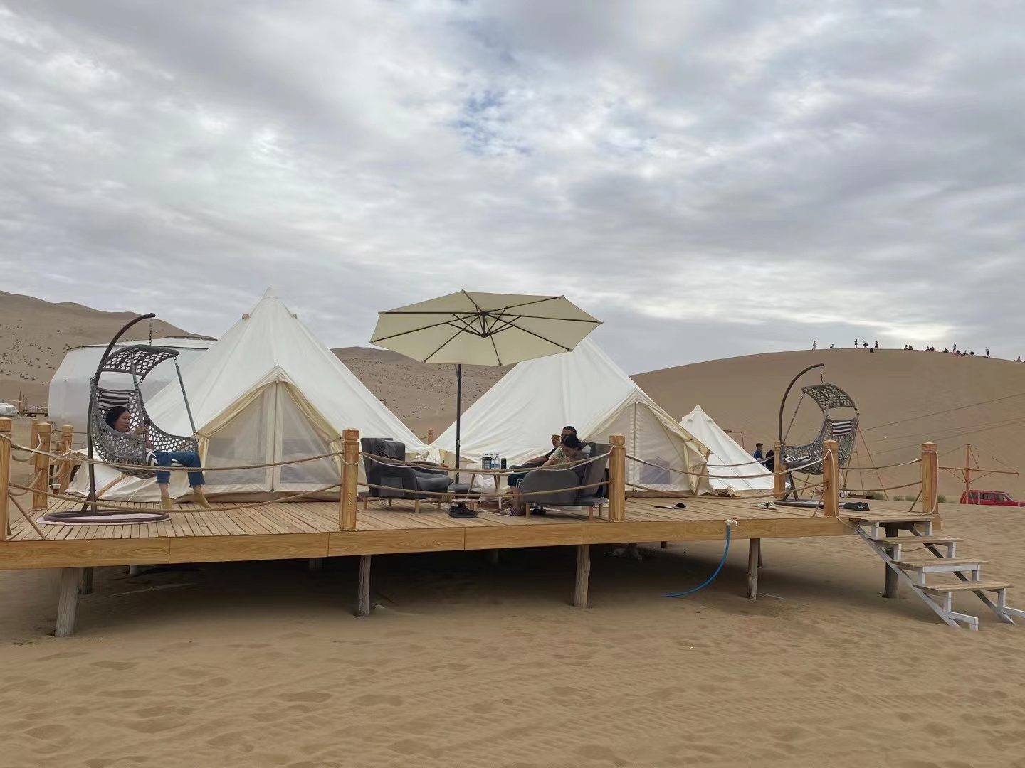 Gansu Dunhuang Desert Camping 