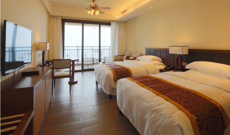 广东惠州双月湾宝安虹海湾酒店1晚住宿全景海景房含双人自助早小星山