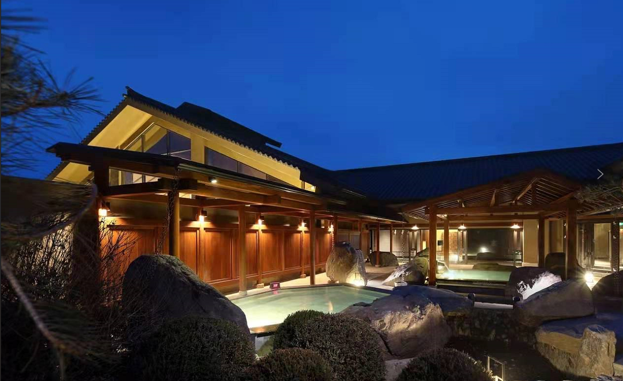 大连汤景泽日式温泉酒店2天1晚住宿套餐含早餐温泉门票