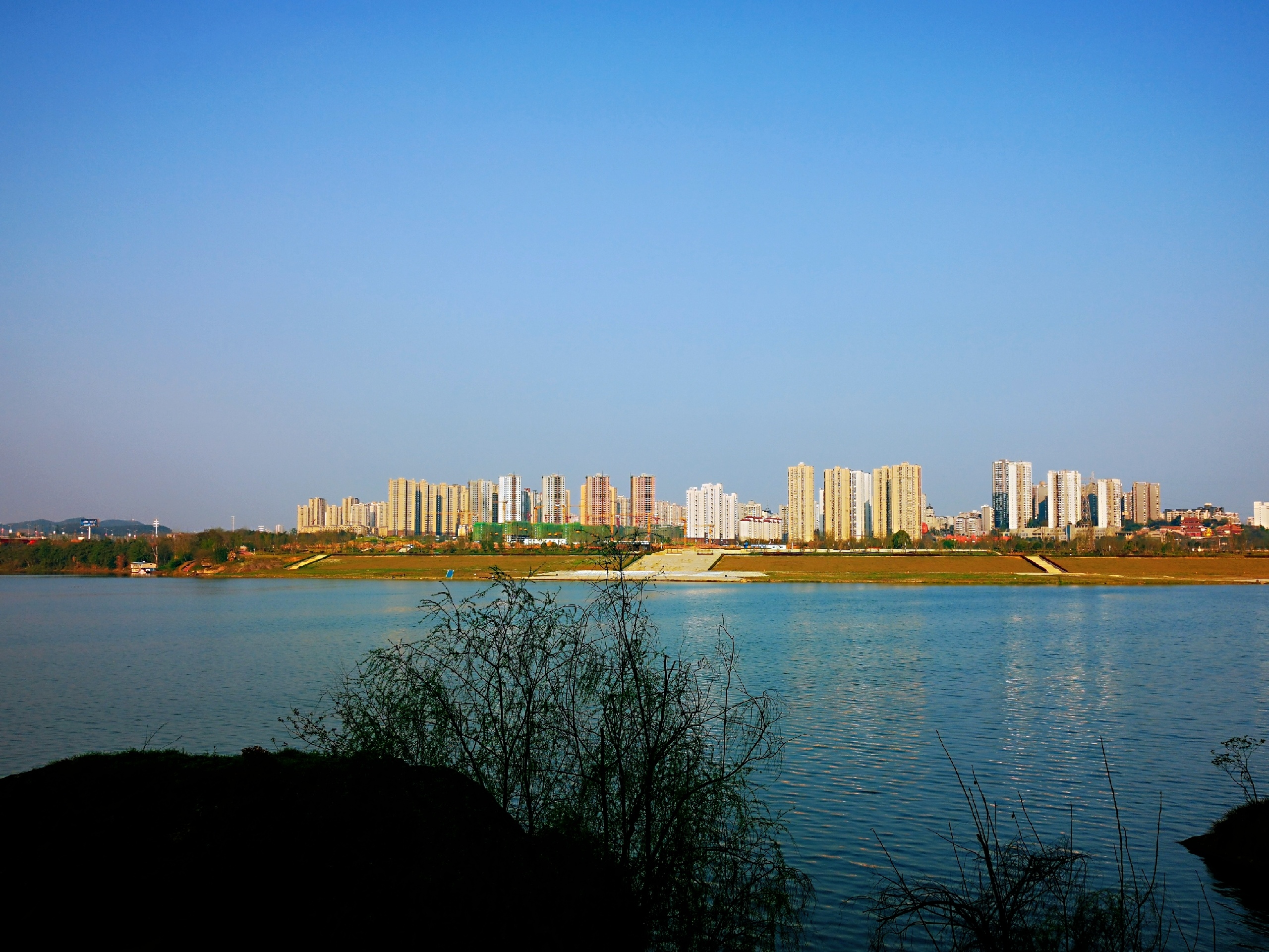 潼南滨江湿地公园图片