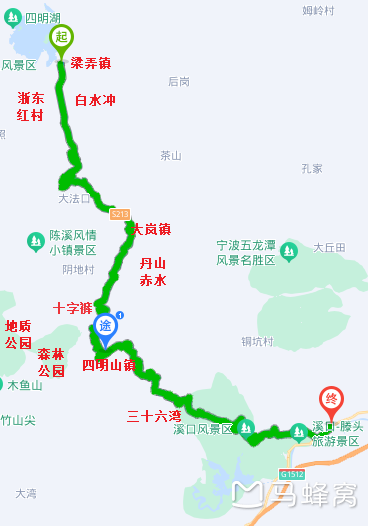 上海自驾到四明山的路线和住宿安排