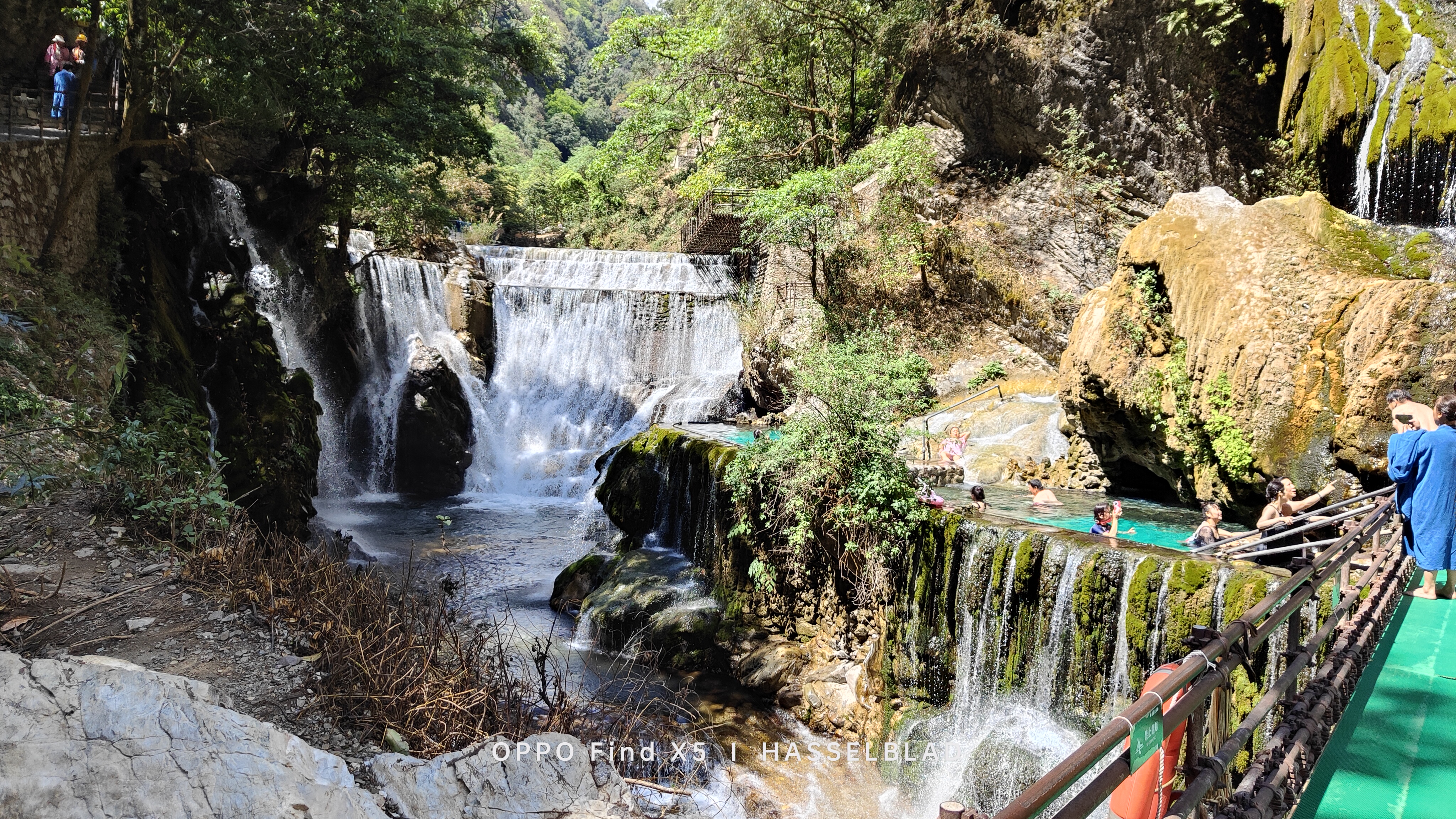 螺髻九十九里温泉瀑布