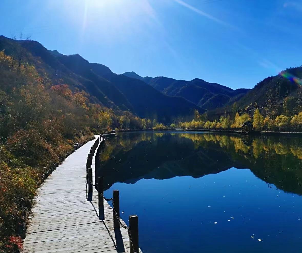 房山牛角湖图片