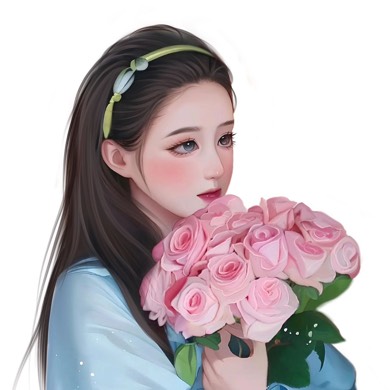 破曉聽雨賞花