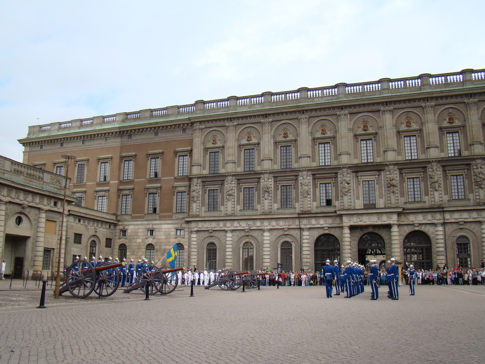 瑞典军乐队及卫兵换岗