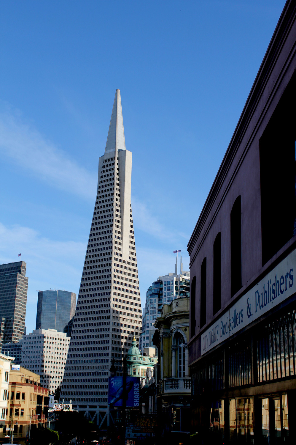 从lombard street拍摄是全景最好的角度.