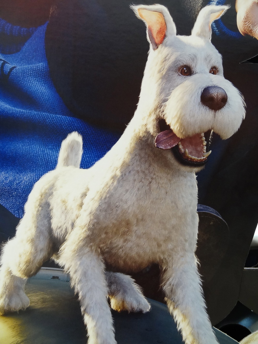 今天看到《丁丁历险记》的海报.