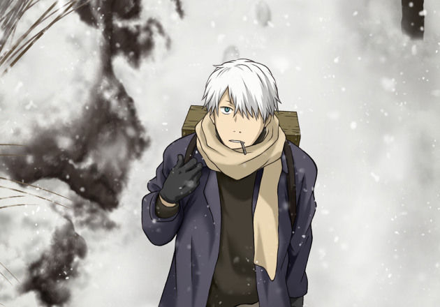 "在记忆的深处里,自己,早已经不存在了."银古——《虫师》