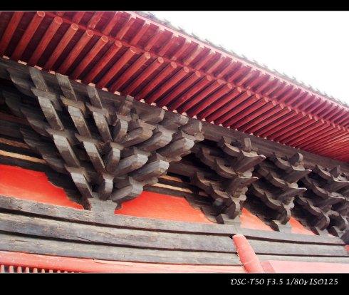 善化寺三圣殿次间斜拱