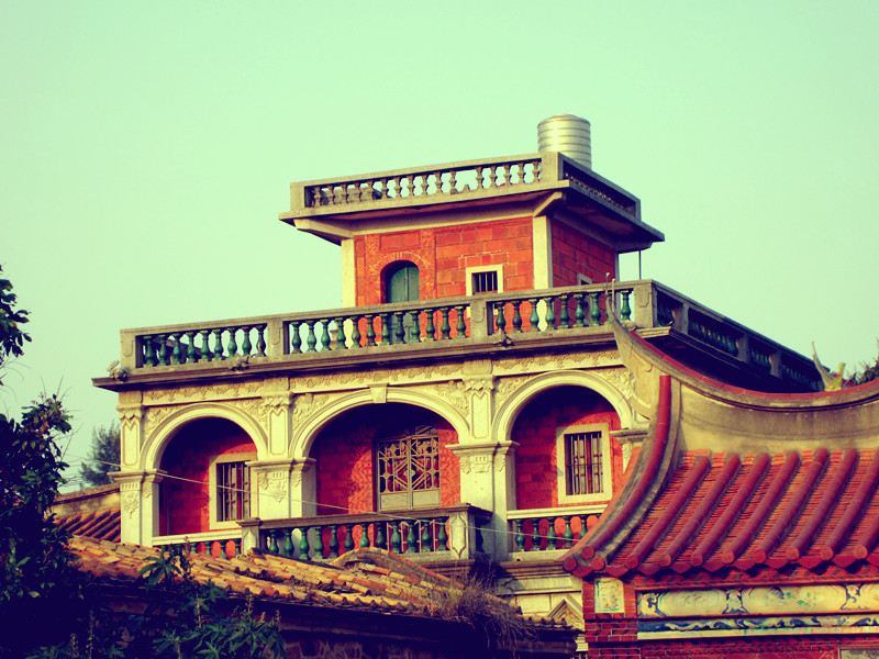 晋江灵水红砖古厝