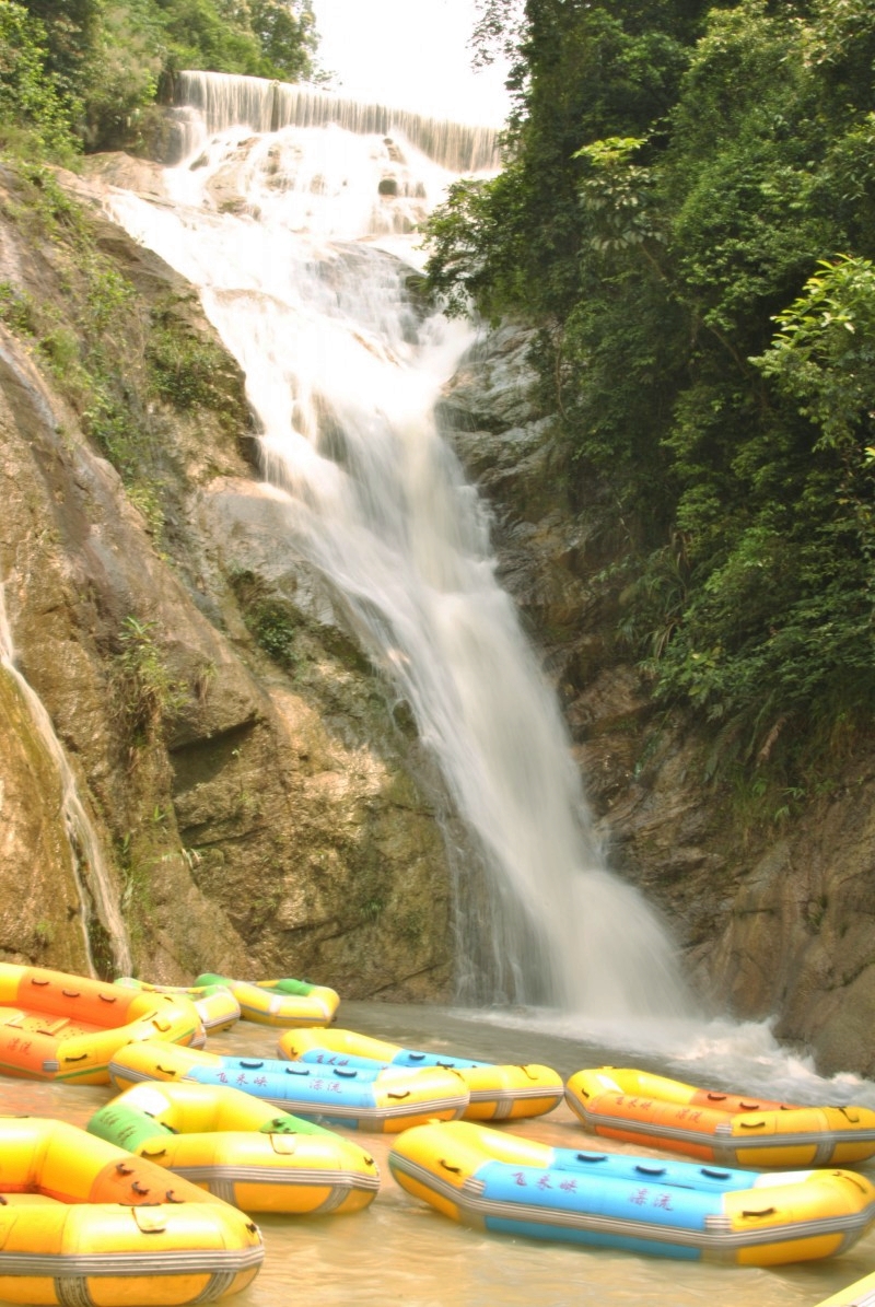清远新银盏温泉飞来峡漂流523
