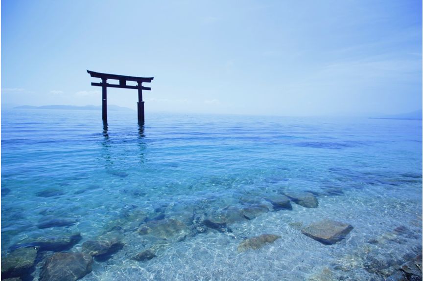 日本海上鸟居图片