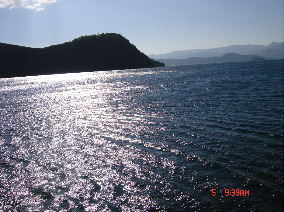 發呆和諧平靜祥和的裡格島