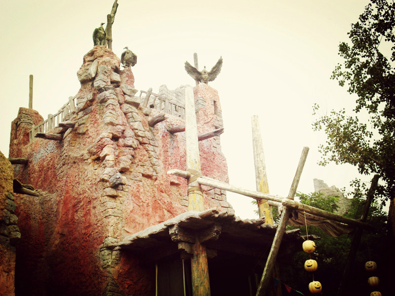 [异域魔窟]这扇门是在路边的一个类似博物馆的房子那儿拍的~还是挺