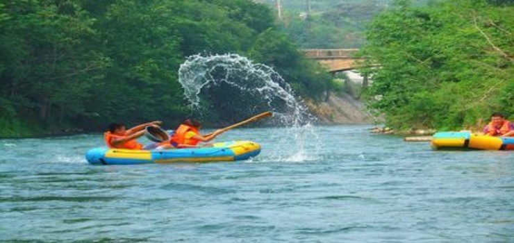 云蒙湖漂流