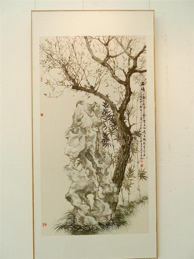 2012年4月17日揚州國畫院的畫家們在揚州美術館舉辦了題為《水墨四