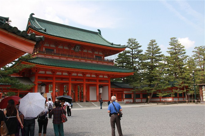 净手处.平安神宫  入的御守真货很精致.最后一处.