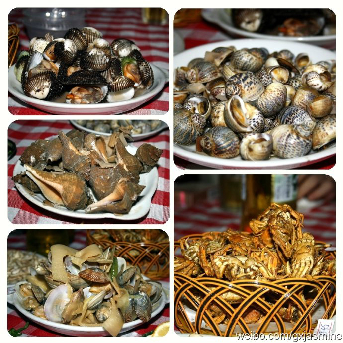 最好吃的还是花鸡螺(白话音直译),比香螺还好吃你有试过用新鲜柠檬片