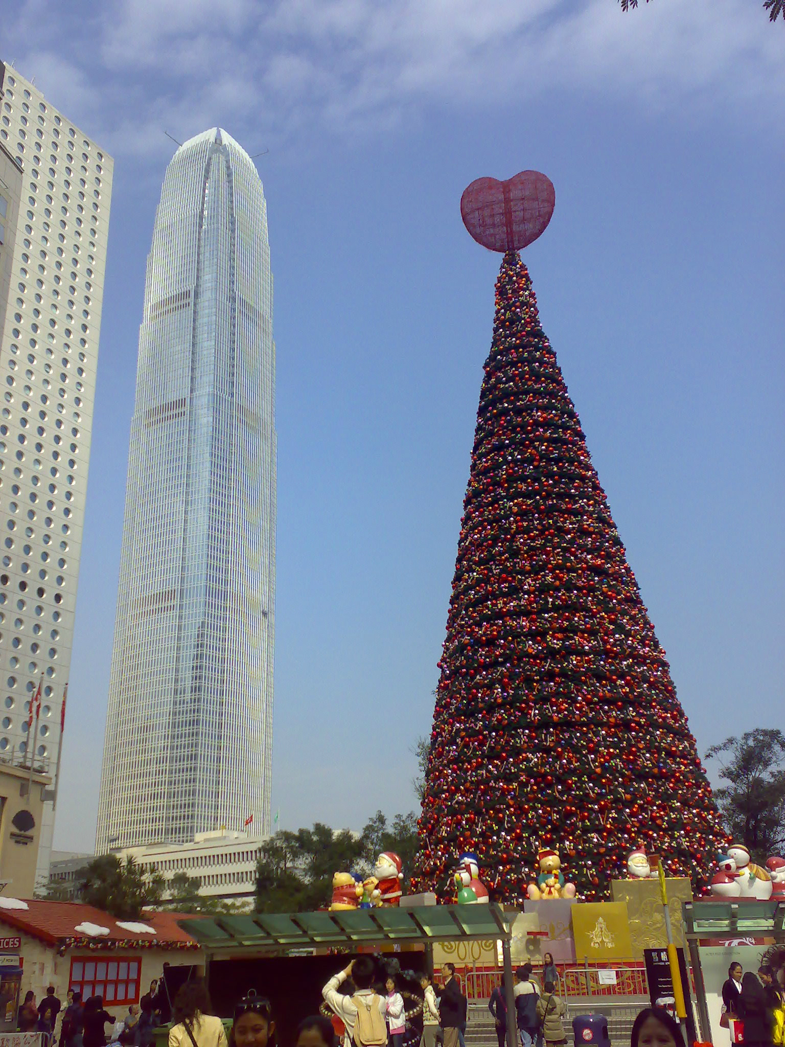 这些年,留下的香港圣诞树照片