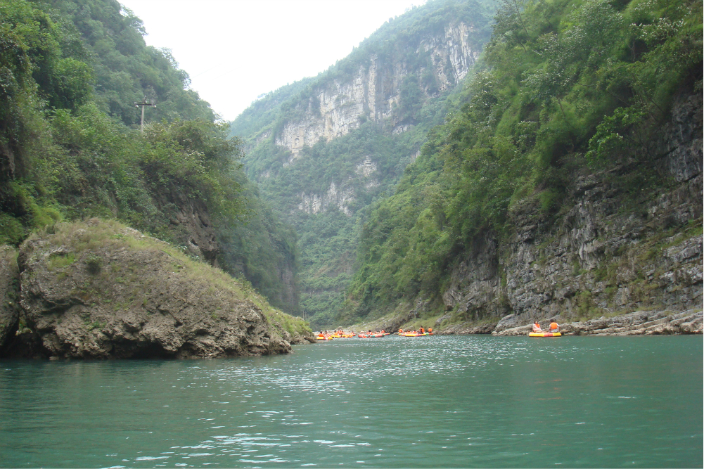 惊险刺激的贵州响马河漂流