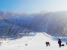 克孜尔水库风景区滑雪场